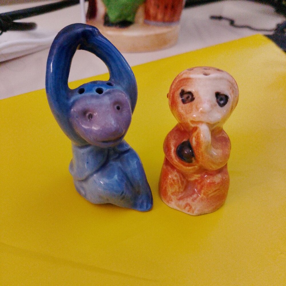 Vintage Porcelain Salt and Pepper Shakers from Japan